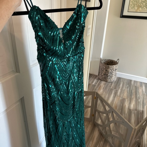 Hello Molly Dresses New Hello Molly Size Small Own The Club Teal Green Sequin Dress Poshmark